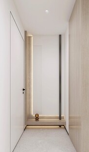 鞋柜玄关入户大门高级感全屋定制