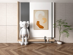 鞋柜玄关入户大门高级感全屋定制