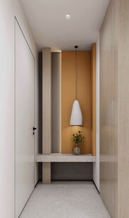 鞋柜玄关入户大门高级感全屋定制