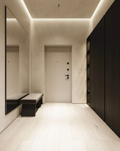 鞋柜玄关入户大门高级感全屋定制