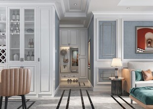 客厅美式简约风格大豪宅装修饰品