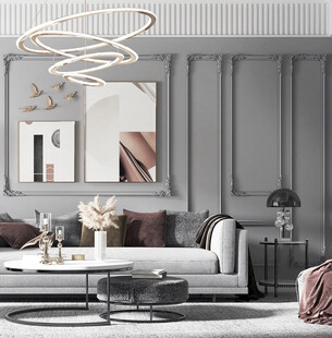 客厅美式简约风格大豪宅装修饰品