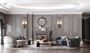 客厅美式简约风格大豪宅装修饰品