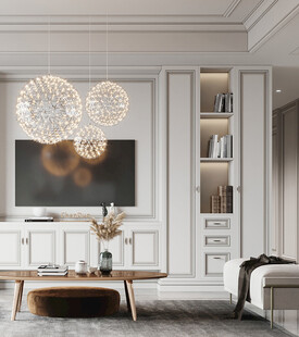 客厅美式简约风格大豪宅装修饰品