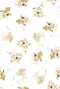 数码印花 水彩花