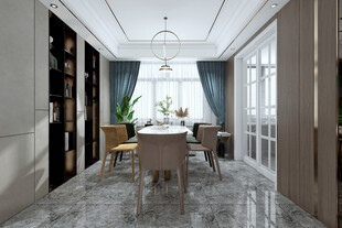 现代简约高级感新中式复古风客厅