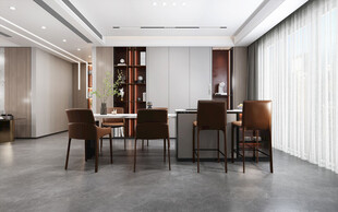 现代简约高级感新中式复古风客厅