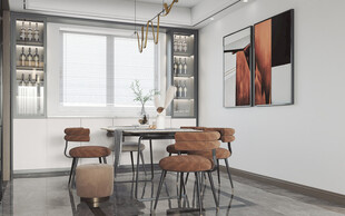 现代简约高级感新中式复古风客厅