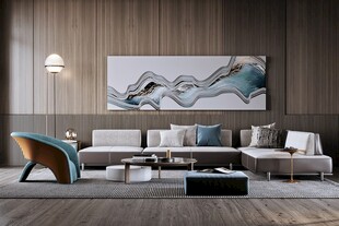 现代简约高级感新中式复古风客厅