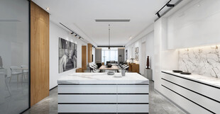 现代简约高级感新中式复古风客厅