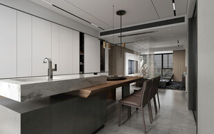 现代简约高级感新中式复古风客厅