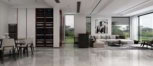 现代简约高级感新中式复古风客厅