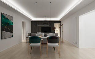 现代简约高级感新中式复古风客厅