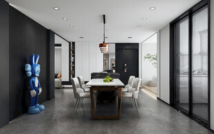 现代简约高级感新中式复古风客厅