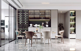 现代简约高级感新中式复古风客厅