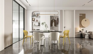 现代简约高级感新中式复古风客厅