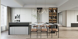 现代简约高级感新中式复古风客厅