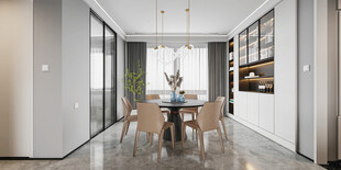 现代简约高级感新中式复古风客厅