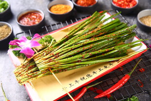 烤韭菜