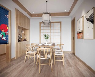 日式家居北欧室内装修原木风客厅