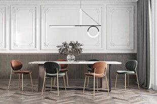 欧美式现代家居餐厅餐边柜家设计