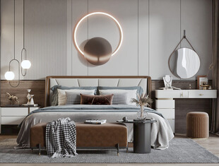 小空间次卧室室内设计现代简约风