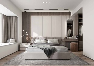 小空间次卧室室内设计现代简约风
