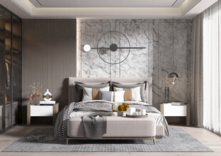 小空间次卧室室内设计现代简约风