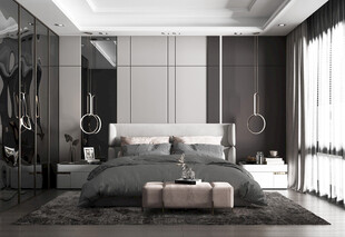 小空间次卧室室内设计现代简约风