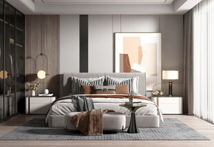 小空间次卧室室内设计现代简约风