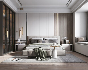 小空间次卧室室内设计现代简约风