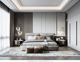 小空间次卧室室内设计现代简约风