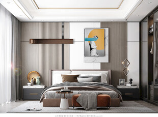 小空间次卧室室内设计现代简约风