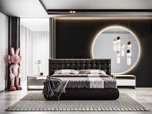 柜子硬装设计装修饰卧室软装现代