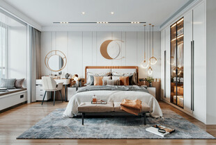 小空间次卧室室内设计现代简约风