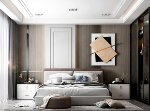 小空间次卧室室内设计现代简约风