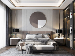 小空间次卧室室内设计现代简约风