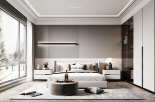 小空间次卧室室内设计现代简约风