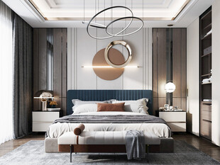 小空间次卧室室内设计现代简约风