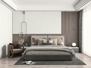 小空间次卧室室内设计现代简约风