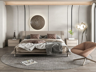 小空间次卧室室内设计现代简约风