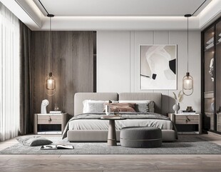 小空间次卧室室内设计现代简约风