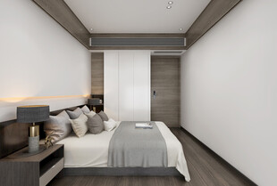 柜子硬装设计装修饰卧室软装现代