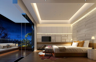 小空间次卧室室内设计现代简约风