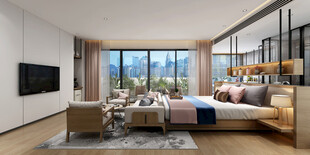 小空间次卧室室内设计现代简约风