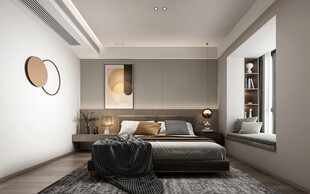 小空间次卧室室内设计现代简约风