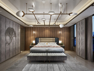 小空间次卧室室内设计现代简约风