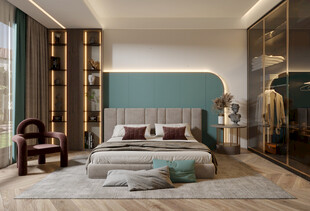 小空间次卧室室内设计现代简约风