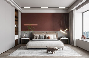 小空间次卧室室内设计现代简约风