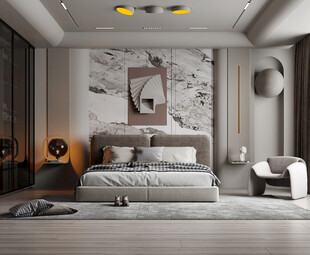 小空间次卧室室内设计现代简约风